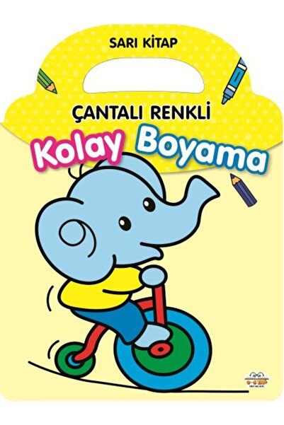 Generic Brand Colorful Easy Coloring with Bag - Yellow Book