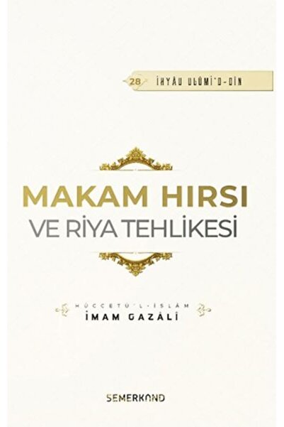 Karma Kitaplar Makam Hırsı ve Riya Tehlikesi