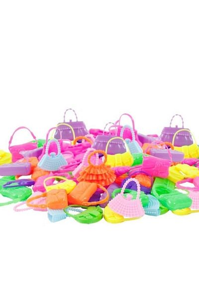 Legoedly Accessory Clothes Shoes Set for Barbi Dolls Compatible with Frozen-Barbie- Cindy 32 Pieces