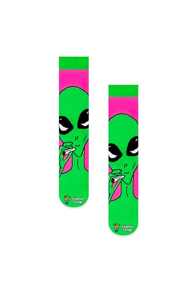 Vitamin Çorap Чорапи с цвят на дим от Alien