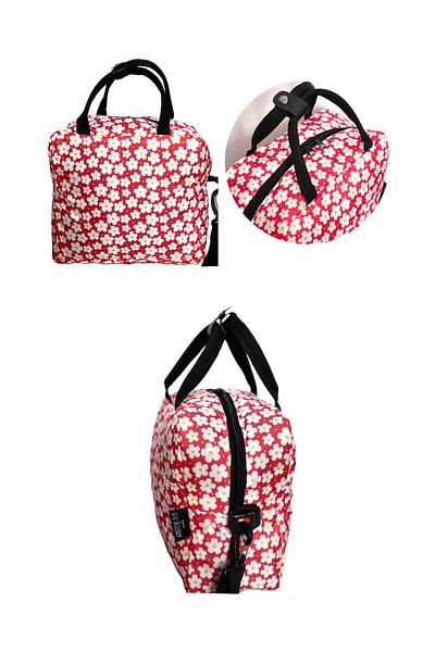 Harika ikizler Thermal Lunch Box ; Hot, Cold Use, Red