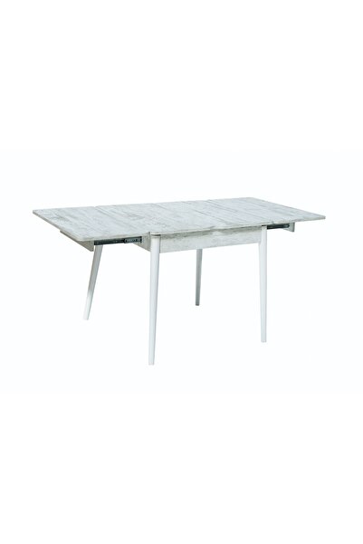 VETROWOOD Mutfak Masası Kare Açılır Masa 80*80 cm Açık 80*160 cm