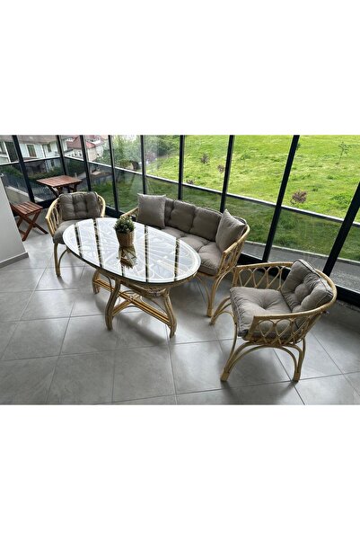 Çetinkaya Bambu Bahçe Mobilyası