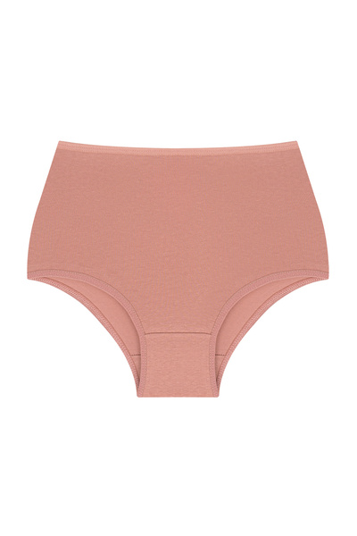 GÜLSER UNDERWEAR Kadın Yüksek Bel Pamuklu Hipster Slip Külot Pamuklu Iç Çamaşırı 7'li