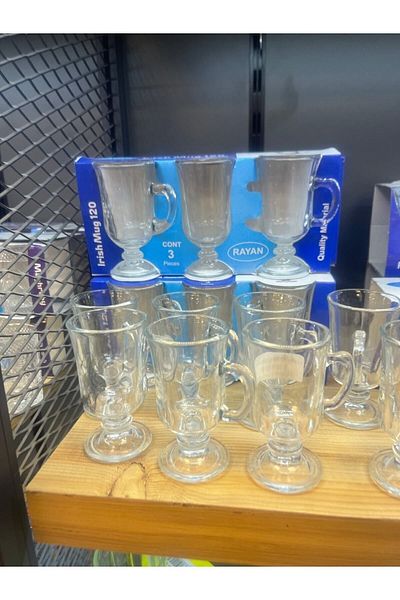 Rasanet Triple Glass with Handle 14 cm 130 Cc Royaleks-Iris-120