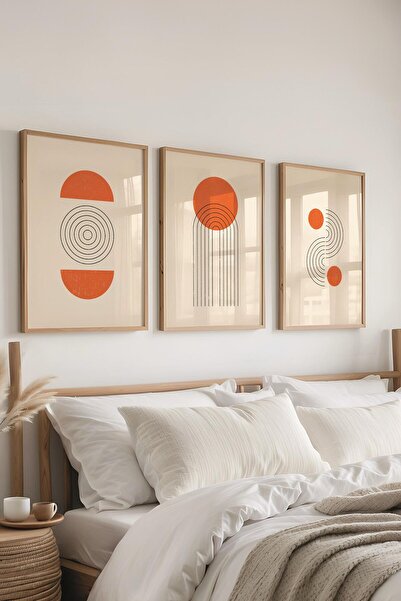 Postifull Set de pictură cu rame, 3 bucăți de rame din lemn și set de postere...