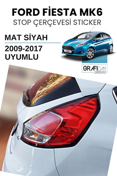 GRAFİCAR ملصق إطار إيقاف متوافق مع Ford Fiesta MK6 - سهل الاستخدام - يدوم طوي...