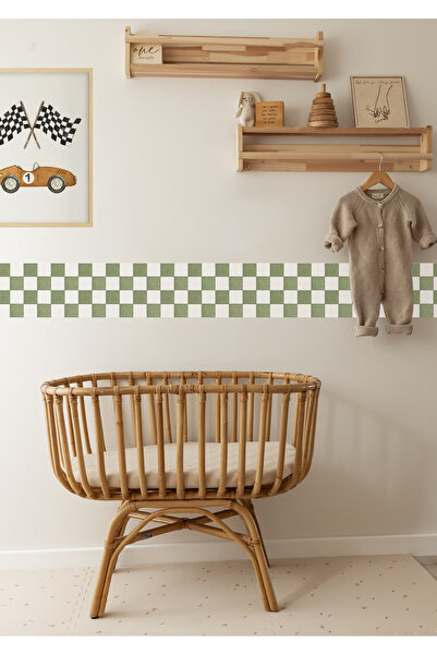 WALLHUMAN Bohem Tarz Dekoratif Bordür Duvar Şeridi Sticker (16x95cm 3 Adet)