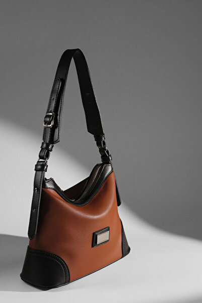 Rimense Γυναικεία τσάντα χειρός και ώμου με ρυθμιζόμενο λουράκι με επένδυση