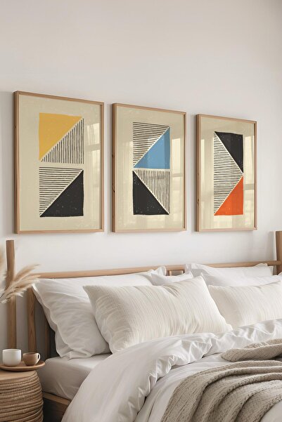 Postifull Set de pictură cu rame, 3 bucăți de rame din lemn și set de postere...