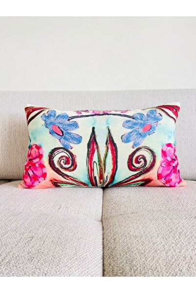 TheBohoHomeDecor Yaşam Çiçeği Serisi - Alice Kaşmir Tek 30*50 Kırlent/Yastık ...