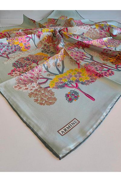 Armine ARMINE Twill μεταξωτό κασκόλ - 2025 Kiş Sezon 9209D02-56