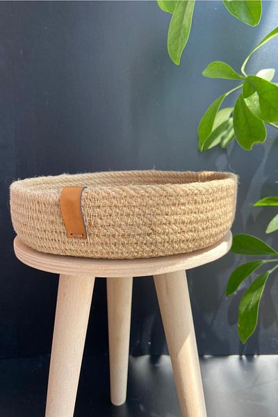 AHMETOGLUS Wicker Basket - Handmade, Multipurpose, Large Size