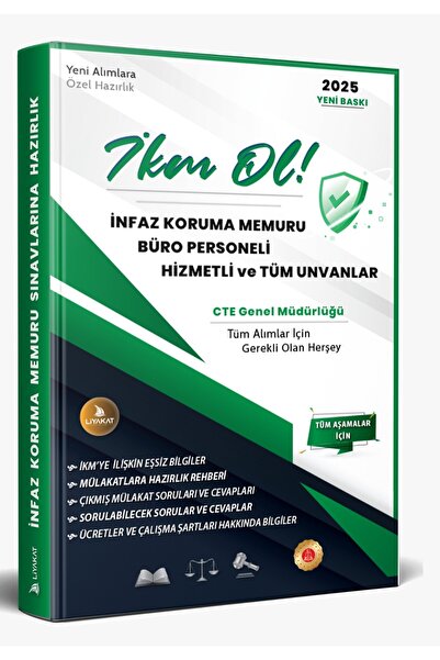 Liyakat Yayınları İKM OL- Mülakat Aşaması İçin (İnfaz Koruma Memuru Olmak İçi...