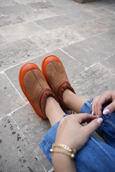 LAMİNTA Γυναικείες μπότες Agatha Brown Sheepskin Safety Toe