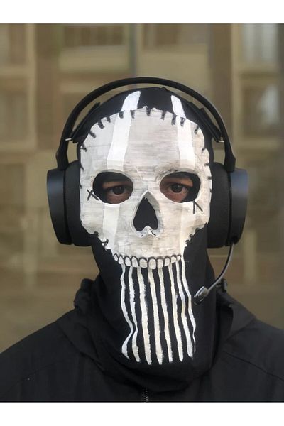 FigürDizayn قناع Simon Riley Ghost Call Of Duty Modern Warfare