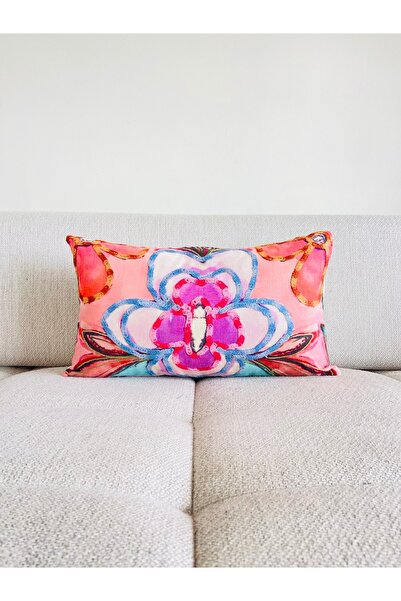 TheBohoHomeDecor Yaşam Çiçeği Serisi - Alice Kaşmir Tek 30*50 Kırlent/Yastık ...