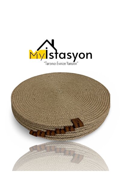 myistasyon "tarzınızı evinize yansıtın" Hasır Amerikan Servis,supla Örme Bamb...