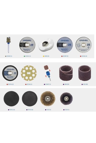 Dremel SC725 Kesme Aksesuar Seti 70 Parça 2615E725JA