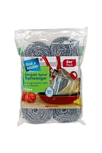 FLİNK Set de 6 sârme spiralate pentru frecat