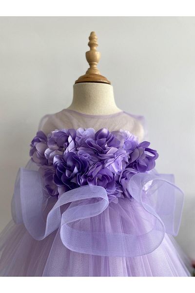miaras baby Girl's Evening Dress Floral Dress Age 2-6
