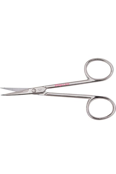 erdoğan hobi 10cm Mustache Embroidery Scissors - Curved and Curved Tip Cleaning Scissors