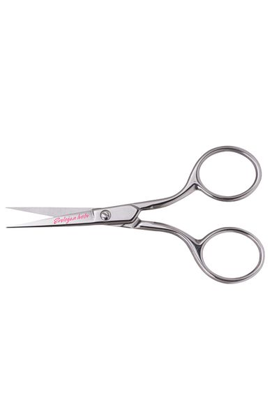 erdoğan hobi Embroidery Scissors 10cm Flat Tip Scissors Mustache Scissors Cleaning Scissors