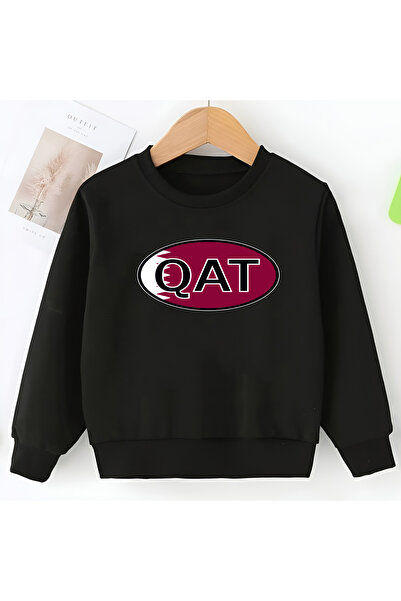 CDA Κατάρ QAT Unisex Baby Girl Μαύρο φούτερ