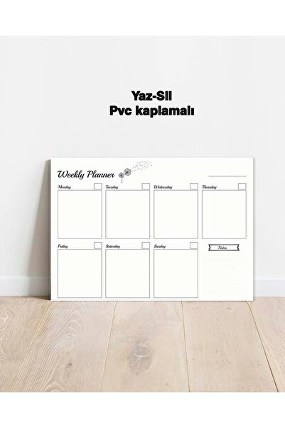 Ayışığı Dizayn Planificator Săptămânal Poster PVC Summer-sil 30x42 Cm