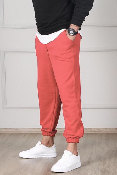 ruNadeS Men's Elastic Leg Cotton Warm Three Thread Comfortable Fit Sweatpants