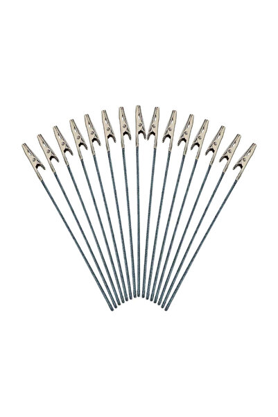 OLİ Art Timsah Ağzı 24 Adet Tutacak Klips Not Tutucu Metal Kağıt Tutucu