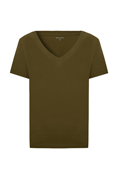 Mudo Cotton V-Neck T-Shirt