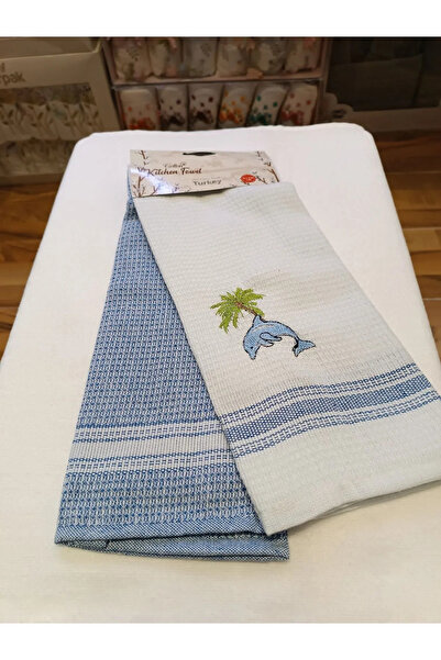 Esila Life Кухонні серветки з вишивкою «Юнус», 2 шт. - 45x70