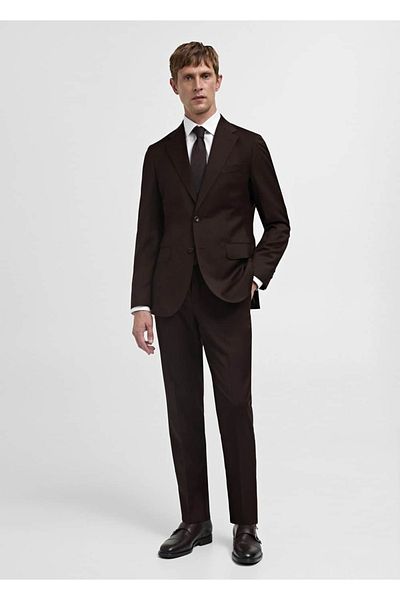 MANGO Man Slim Fit bavlněná košile