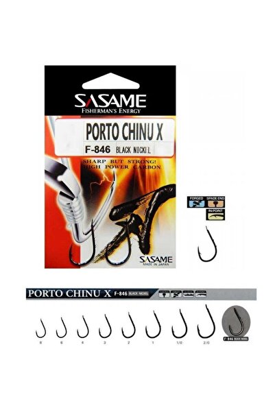 Genel Markalar Sasame Porto Chinu X F-846 Serisi Olta İğnesi No: 6