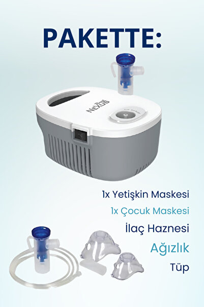 Direct NEXUS Çocuklar Ve Yetişkinler Için Kompresörlü Nebülizatör
