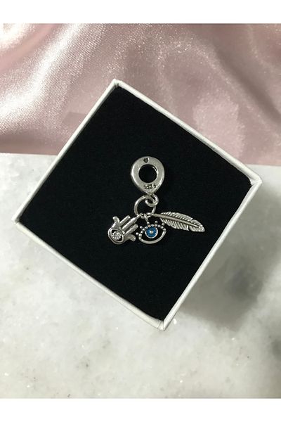 Cheberry Charm Pndora Fatma Main Steel Plated