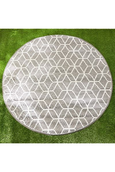 Home Box Arlo Geo Round Outdoor Indoor Mat 180x180 cm