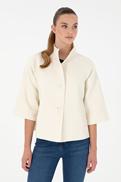 U.S. Polo Assn. معطف كريمي نسائي 50291492 -VR071