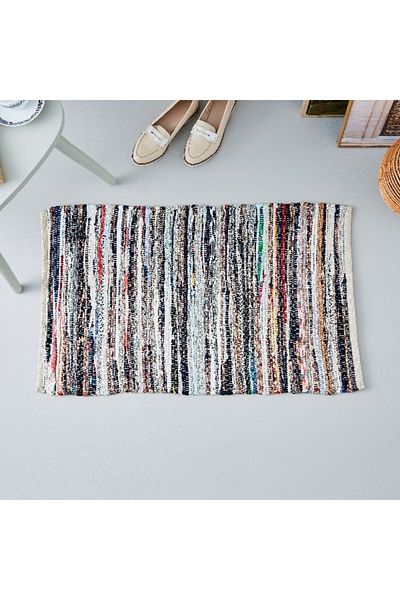 Home Box Axis Recycled Cotton Dhurrie - 50x80 cm