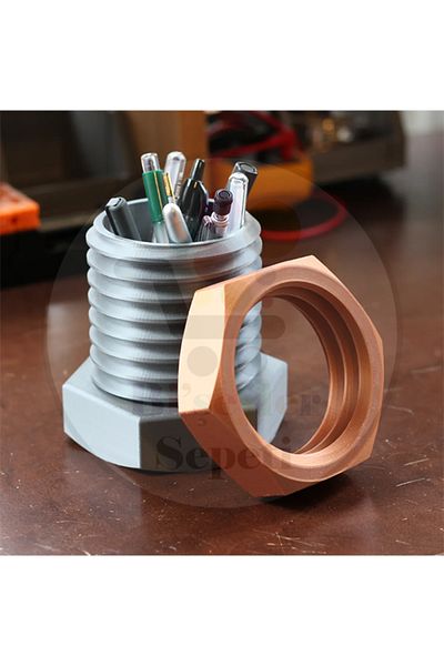 Bi'şeyler Sepeti Nut and Bolt Pen Organizer Organizer
