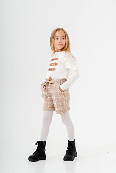 Minigimin Cicileri Moj mališan: Cicileri šorts sa volanima Karirano - kombina...