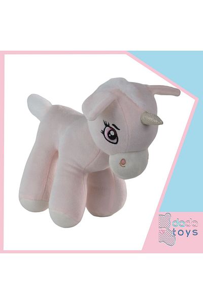 Dada Toys Unicorn Horse Pony Horse Plush Sleeping Companion 34 cm Pink Hnzrn
