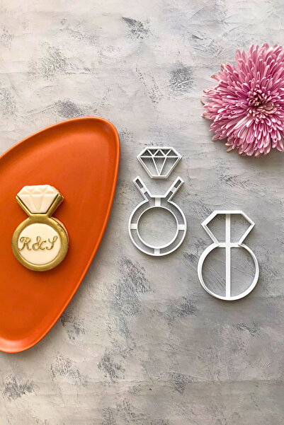 CESTOPİENO صانعة عجين حلقية ماسية مكونة من 3 قطع - سيراميك، عجينة لعب وقالب ك...