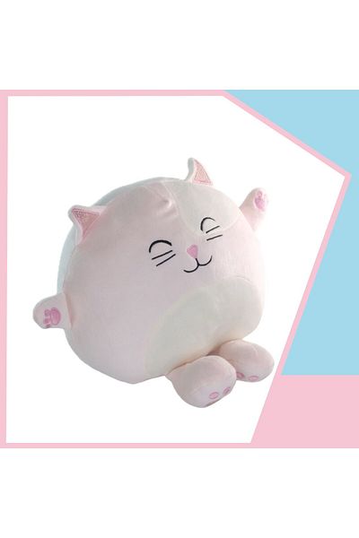 Dada Toys Cat Pillow Plush Sleeping Friend 35 cm Pink Hnzrn