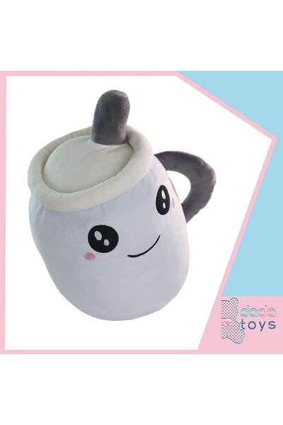 Dada Toys Coffee Cup Pillow Plush Sleeping Companion 30 cm Blue Hnzrn