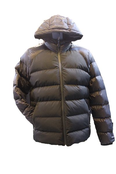 Diandor Men's Hooded Puffer Jacket Black