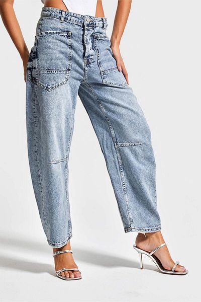 its basic Tint Colored Women's Midrise Carrot Fit Denim – 100% bavlna