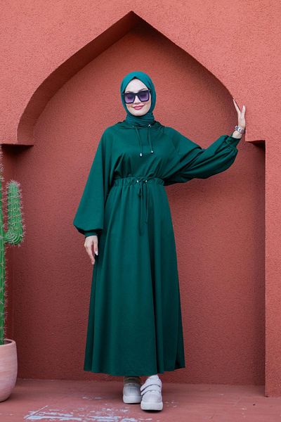 Tesettür Çarşım Zmrt Alâ Scuba Sports Set with Crepe Skirt