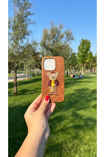 CLOCATION Iphone 15 Pro Santa Barbara Magsafe Kahverengi Kılıf